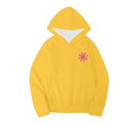 Generisch 2026 Sudadera con capucha con texto en inglés "On My Mom's Last Nerve" para niños pequeños, de manga larga, amarillo, 10-12 años