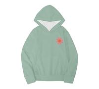 Generisch 2026 Sudadera con capucha con texto en inglés "On My Mom's Last Nerve" para niños pequeños, de manga larga, verde, 10-12 años