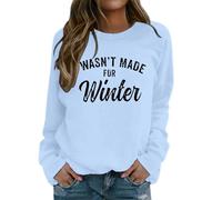Generisch 2026 Sudadera con capucha para mujer con texto "God is Greater Than The Highs and Lows", azul claro, M