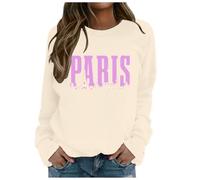 Generisch 2026 Sudadera con capucha para mujer con texto "God is Greater Than The Highs and Lows" de manga larga con diseño gráfico, beige, S