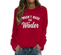 Generisch 2026 Sudadera con capucha para mujer con texto "God is Greater Than The Highs and Lows", rojo, M