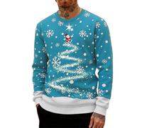 Generisch 2026 Sudadera sin cuello redondo pesado, camiseta de manga larga informal de ropa de calle informal, tejido mixto suave para un ajuste cómodo, fácil libertad de movimiento todo el mundo