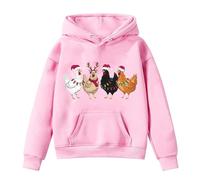 Generisch 2026 Sudaderas con Capucha Manga Larga Suave Personalidad Sudadera Gráfica Sudadera Linda Ropa Superior para Sudaderas con Capucha, Rosa., 11-12 años