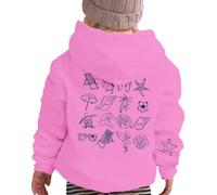 Generisch 2026 Sudaderas con capucha Sudaderas Niños Pequeños Adolescentes Suéter Suave Cómodo Diario Casual Ropa Escuela Ocio Exterior Cálido Invierno, Rosa., 3-4 años