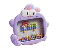 Generisch 2026 Tablero de dibujo con motivos de animales estilo puntillismo, material ABS, bolígrafo interactivo con patrón, duradero y portátil, adecuado para pequeños artistas. (púrpura, 15,8 x 15,8