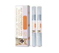Generisch 2026 Toothbrush Pen for and Cats and Calculus Bad Breath Odor Cleaning Pen 3mlx2 (naranja, 12,8 cm)