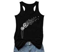 Generisch 2026 Top estampado holgado para mujer I Shaped Vest, Negro , XL