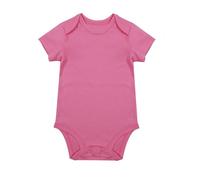 Generisch 2026-Unisex Bebé Sólido Bebé Body Mameluco En Blanco Para 0 24 Meses Niños Niñas, Rosa., 9-12 meses