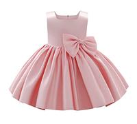 Generisch 2026 vestido de tutú de bowknot de boda para bebé boda dama de honor fiesta de cumpleaños desfile vestidos formales niño primer bautizo vestido de bautizo, c, 3-4 años