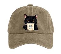 Generisch 2026 ¿Ya está muerto? sombrero, gato gracioso, citas sarcásticas, humor, decir, gorra, gorras de béisbol Gorra blanca para niños, caqui, Talla única