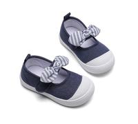 Generisch 2026 Zapatillas de bebé para los primeros zapatos suaves transpirables ligeros cómodos para niños pequeños con diseño de lazo floral adecuados de 12 meses a 35 años