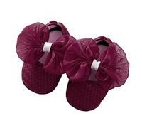 Generisch 2026 Zapatillas de bebé Zapatos suaves para aprender a andar para niños pequeños niños niñas princesa zapatillas cómodas con suela antideslizante, rojo, 19 EU