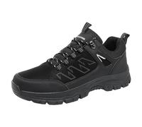 Generisch 2026 zapatillas de deporte para hombre novedades hombres zapatos deportivos patrón simple moda suela gruesa al aire libre alpinismo zapatos cómodos con cordones casuales, Negro , 43 EU