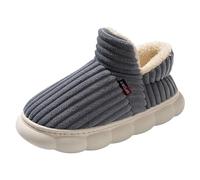Generisch 2026 Zapatillas de moda para mujer para el invierno con suela gruesa - Diseño suave para sentirse bien en casa (gris, 42-43)