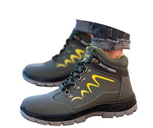 Generisch 2026-Zapatos altos: botas de soldadura ligeras resistentes a la perforación, Verde oscuro., 36 EU