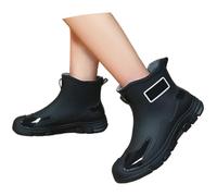 Generisch 2026 Zapatos de lluvia para mujer de moda Botines cortos de verano Zapatos casuales para uso diario, Negro , 40 EU
