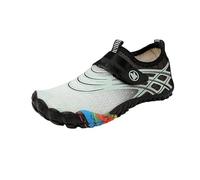 Generisch 2027 Zapatos de interior para niños, zapatos de yoga y escalada, zapatos de cinta de correr con suela suave, zapatos de playa. Edad: 4.5-11.5 años., Blanco, 33.5 EU