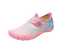 Generisch 2027 Zapatos de interior para niños, zapatos de yoga y escalada, zapatos de cinta de correr con suela suave, zapatos de playa. Edad: 4.5-11.5 años., Rosa., 33.5 EU