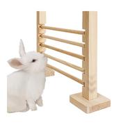 Generisch 32,5 x 7 x 21,2 cm pino conejo salto juguete multifuncional conejo ejercicio obstáculo correr obstáculo para conejos juego de juguetes de actividad para entrenamiento lúdico