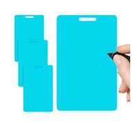 Generisch 4 blocs de notas verticales reutilizables, tamaño de bolsillo y uso en ambos lados, cuaderno de bolsillo limpiable para oficina, hotel, escuela, feria, biblioteca, restaurante
