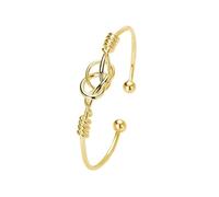 Generisch 4 pulseras azules 4 anillas, diseño bonito adjustable de plata esterlina para mujer, pulseras de mensajes, perlas de abuelitas naturales, joyas, talla única, Metal