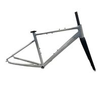 Generisch 43cm/47cm/52cm Bucket Axle Bike Frame 700C Bicycle Carbon Fiber Front Fork Thru Road Seat Tube 27.2(Primary Colors,52cm(175-185cm))