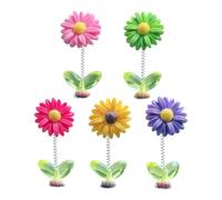 Generisch 5 piezas Sunflower Dashboard Decor, bonitos para el escritorio del coche