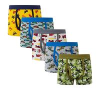 Generisch 5 unids niño niño grande bragas bragas planas cuerno dinosaurio dibujos animados boxers pantalones conjunto conjunto conjunto bragas, gris, 10-12 años