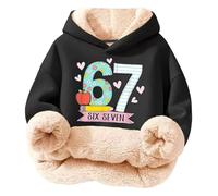 Generisch 67 Fun Meme Jersey Sudadera con Capucha Six Seven Sudadera Divertida Otoño Invierno Tops 6 7 Meme Disfraz Six Seven Chicas Traje, #372, 11-12 años