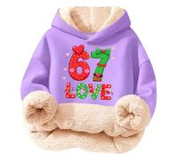 Generisch 67 Fun Meme Sudadera con Capucha 6 7 Meme Disfraz Six Seven Chicas Disfraz Six Seven Sudadera Divertida Otoño Invierno Tops, #402, 9-10 años