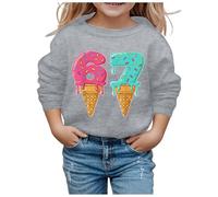 Generisch 67 Fun Meme Suéter Sudadera con Capucha Six Seven Sudadera Divertida Manga Larga Sudadera Suéter Casual Six Seven Niños Sudadera con Capucha para Niñas y Niños 6 7 Meme Disfraz, Nº 17, 5-6