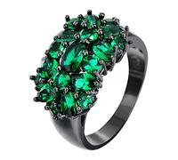 Generisch Abadía caléndula ungüento diseño Navidad anillos de boda para mujeres joyería de moda anillos de swing, 7, Chapado en oro, Sin piedra preciosa