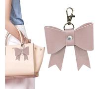 Generisch Abalorio de para cartera, bolso de , grande de piel sintética con de bowknot charm, bonito llavero de | accesorios para colgantes de coquette para mujeres y niñas, Rosa