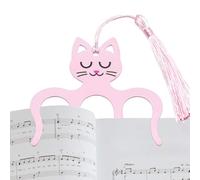 Generisch Abridor de libros contable, antideslizante, decorativo, compacto, bonito, portapáginas para leer, para mujeres, hombres, niños, lectores, hogar, oficina, escuela, biblioteca, Biblia, gato