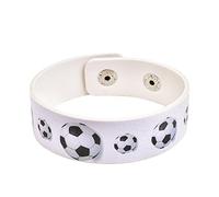 Generisch Abuelita Frases Rose Anillos de fan de fútbol edición conmemorativa Pulsera bandera de cuero PU Mensajes Pulsera Pareja Joyería, talla única, piel sintética