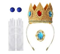 Generisch Accesorios de disfraz de, accesorios de disfraz cómodos de llevar, tiara de princesas para mujeres, para actuaciones escénicas, eventos de carnaval, bailes de máscaras, de