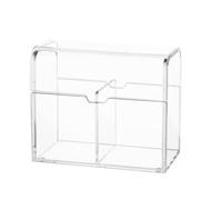Generisch Acrylic Card Box, Card Display Case, Large Deck Storage Holder, 4.72x3.94x2.36 pulgadas, Clear Lid Organizer, Reception Container, for Wedding, Party, Graduation, Birthday