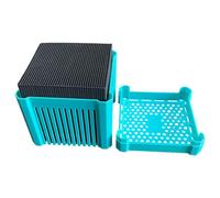 Generisch Acuario Cubes Filter Activated Carbon Block, Adorable Charcoal Filtration Aid, Freshwater Saltwater Tanks, Cubes Deodorizer for Fish Tank Odor Control Aquariums Cleaning, 4.41x4.41 inches