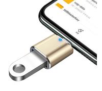 Generisch Adaptador C a ángulo derecho 3.0 conector hembra, convertidor de luz LED -C | Ranura - Adaptador para transferencia rápida de datos con tabletas, teléfonos, teclado, ratón, unidad flash