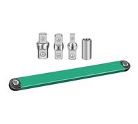 Generisch Adaptador de ángulo llave - Llave de adaptador de accionamiento de escuadra estrecha - Herramienta de mano versátil ajustable para el mantenimiento industrial del hogar