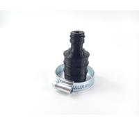 Generisch | Adaptador de manguera de 1/2 pulgadas a 32 mm | Apto para Gardena y muchos otros sistemas de manguera | Incluye junta tórica y abrazadera de manguera | PETG