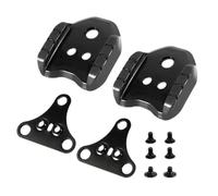 Generisch Adaptador de placa para zapatos de bicicleta, metal, 12,5 x 6,3 x 2,5 cm, adaptador estabilizador Cleat, adaptador de zapato, convertidor de pedal de metal para compatibilidad con zapatos y