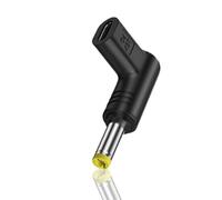 Generisch Adaptador USB tipo C a - Ampliamente utilizado fácil de instalar adaptador de CC portátil de 15 V, conveniente, 90 grados hembra acodado, a conector CC 5, utilidad multiuso para exteriores e
