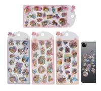 Generisch Adesivi 3D Per Bambini - 3,54 Pollici Cartoni Animati | Adesivi Piccoli E | Per Computer Portatili Custodie Telefoni Compleanni Attività In Classe Premi Ricompensa Cartoline Di Auguri