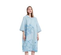 Generisch Adult Beach Towels, Lightweight Microfiber Hooded Bathrobe, 9.84x8.27x1.97 pulgadas Large Quick Dry Absorbent Towel for Swimming, Pool Party, Holiday, Summer, Camping, Vacation, Women, Men