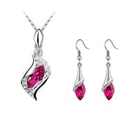 Generisch Affen Schmuckset Kreative Kristall Halskette Schmuck Ohrringe Set Persönlichkeit Schmuck Sets Perlen Für Ketten Erwachsene (E, One Size)