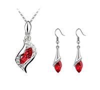 Generisch Affen Schmuckset Kreative Kristall Halskette Schmuck Ohrringe Set Persönlichkeit Schmuck Sets Perlen Für Ketten Erwachsene (I, One Size)