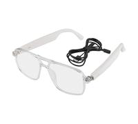 Generisch Ai Translation Glasses, Smart Simultaneous Interpretation Glasses, Wireless Intelligent Eyewear 5.71x1.97 inches for Men and Women, Language Calling, Video Support, transparente, Siehe
