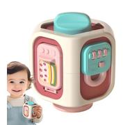 Generisch Aktivitaetswuerfel para niños pequeños | Juguete sensorial de viaje | Juguete educativo de habilidades motoras Juego sensorial para niños