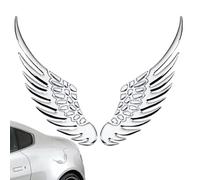 Generisch Alas de águila para pegatinas de coche, pegatinas autoadhesivas 3D de alas de halcón emblema, accesorios de coche, decoración elegante para ordenadores, vehículos, autocaravanas, SUV